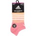 adidas Girls' Superlite No Show Socks - 6 Rose/White Pack