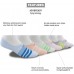 adidas Girls' Superlite Super No Show Socks 6 Glow Blue/White Pack