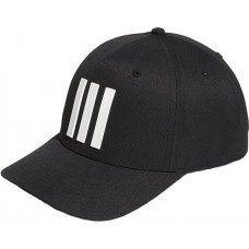 adidas Men's 2022 3-Stripes Tour Golf Black Hat