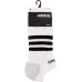 adidas Men's 3-Stripes No Show Socks - 3 Black/Clear Onix Marl Pack adidas Men's 3-Stripes No Show Socks - 3 Black/Clear Onix Marl Pack