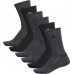 adidas Men's Athletic Cushioned Crew Socks - 6 Black/Onix Marl Pack