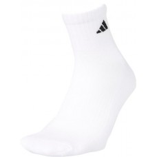 adidas Men's Athletic Quarter Socks - 6 White/Black Pack