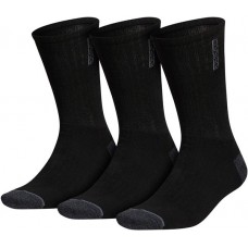 adidas Men's Classic Cushioned Crew Socks Black/Onix - 3 Pack