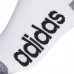 adidas Men's Superlite Linear No-Show Socks White/Black - 6 Pack