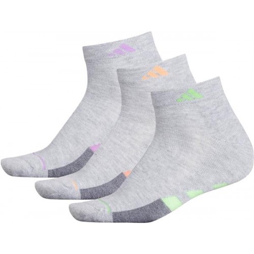 adidas Women's Cushioned II Crew Socks Green/Purple - 3 Pack adidas Women's Cushioned II Crew Socks Green/Purple - 3 Pack