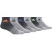 adidas Youth Superlite Badge of Sport Quarter Socks Grey - 6 Pack adidas Youth Superlite Badge of Sport Quarter Socks Grey - 6 Pack