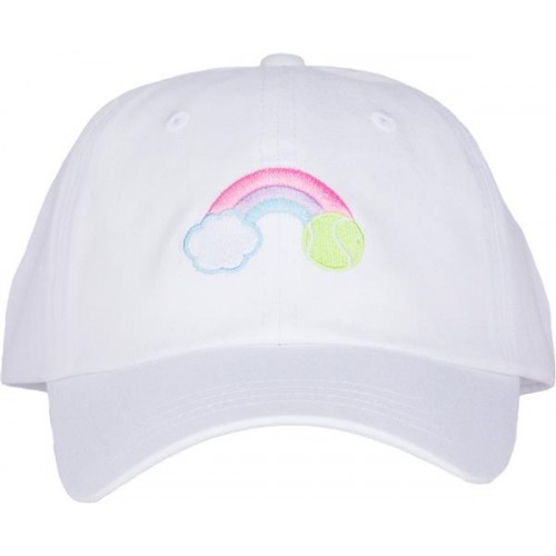 Ame & Lulu Girls' Tennis Camper Hat, Pastel Rainbow Ame & Lulu Girls' Tennis Camper Hat, Pastel Rainbow