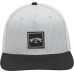 Billabong Men's Stacked Snapback Hat, Grey Heather Billabong Men's Stacked Snapback Hat, Grey Heather
