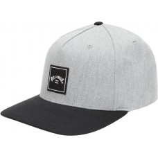 Billabong Men's Stacked Snapback Hat, Grey Heather Billabong Men's Stacked Snapback Hat, Grey Heather