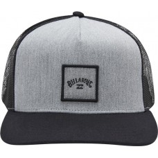 Billabong Men's Stacked Trucker Hat, Grey Heather Billabong Men's Stacked Trucker Hat, Grey Heather