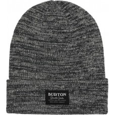 Burton Men's Kactusbunch Tall True Black/Stout Wht Marl Beanie Burton Men's Kactusbunch Tall True Black/Stout Wht Marl Beanie