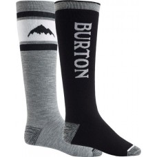 Burton Men's Weekend Ski Socks Black - 2 Pack