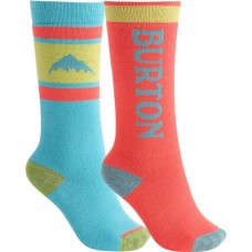 Burton Youth Weekend Midweight Socks Blue Curacao - 2 Pack Burton Youth Weekend Midweight Socks Blue Curacao - 2 Pack
