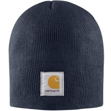 Carhartt Men's Acrylic Knit Navy Cap Carhartt Men's Acrylic Knit Navy Cap