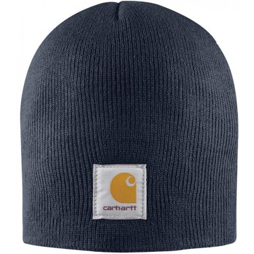 Carhartt Men's Acrylic Knit Navy Cap Carhartt Men's Acrylic Knit Navy Cap