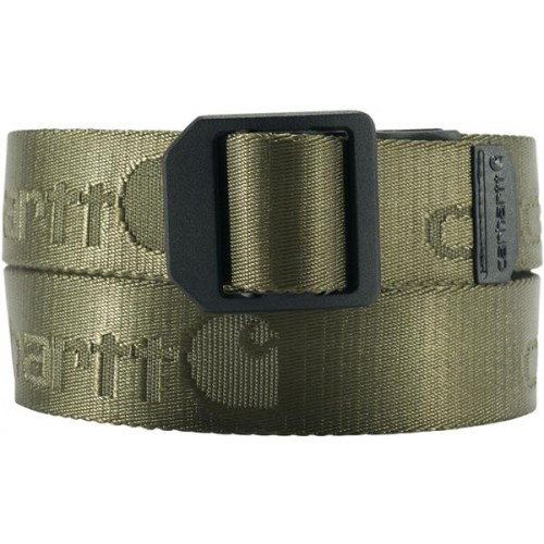 Carhartt Men's Ladder Lock Army Green Belt Carhartt Men's Ladder Lock Army Green Belt