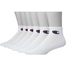Champion Men's Ankle Socks White - 6 Pack Champion Men's Ankle Socks White - 6 Pack
