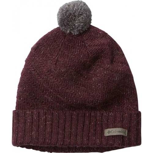 Columbia Men's Mighty Lite Black Cherry Heather Beanie Columbia Men's Mighty Lite Black Cherry Heather Beanie
