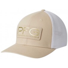 Columbia Men's PFG Mesh Hooks Ball FOSSIL/GOLD Cap