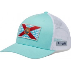 Columbia Men's PFG Mesh Snapback Fish Flag Gulf Stream/Florida Flag Hat Columbia Men's PFG Mesh Snapback Fish Flag Gulf Stream/Florida Flag Hat