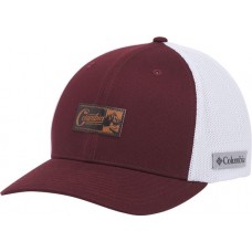 Columbia Men's Rugged Outdoor Mesh Red Lodge/White/Mntn Pch Hat