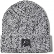 Columbia Men's Whirlibird Cuffed White Marled Beanie