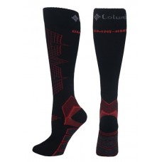 Columbia Omni-Heat Optical Grid Over-the-Calf Ski BLACK 2 Socks
