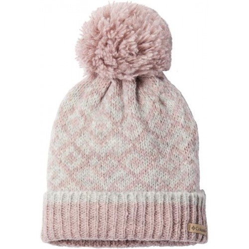 Columbia Pine Street Pom Pom Min Pk Hthr/Cirrus Gr Hth Beanie Columbia Pine Street Pom Pom Min Pk Hthr/Cirrus Gr Hth Beanie