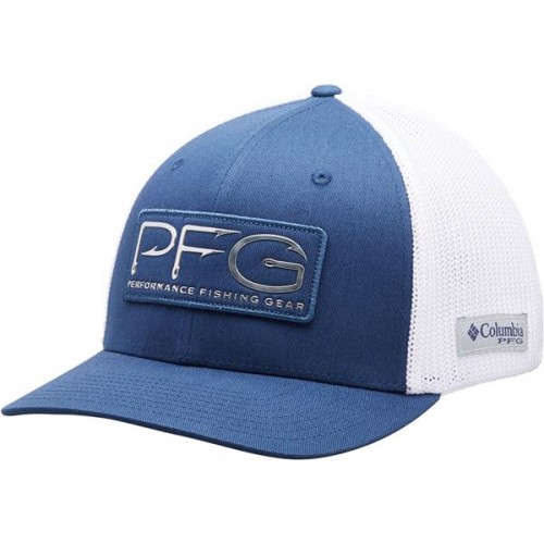 Columbia Unisex PFG Mesh Ball Cap Carbon/Pfg Hook Patch XXL Columbia Unisex PFG Mesh Ball Cap Carbon/Pfg Hook Patch XXL