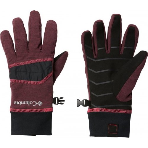 Columbia Women's Infinity Trail Omni-Heat Infinity Malbec Heather Gloves Columbia Women's Infinity Trail Omni-Heat Infinity Malbec Heather Gloves