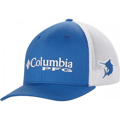 Columbia Youth PFG Mesh Vivid Blue/Marlin Hat Columbia Youth PFG Mesh Vivid Blue/Marlin Hat