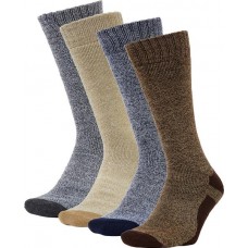 Field & Stream Performance Hiking Crew Socks - 4 Multi Pack