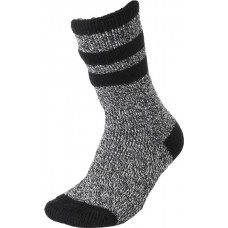 Field & Stream Thermal Heavyweight Brushed Stripe Over the Calf Black Socks