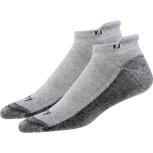 FootJoy Men's ProDry Roll Tab Golf Socks Grey - 2 Pack FootJoy Men's ProDry Roll Tab Golf Socks Grey - 2 Pack