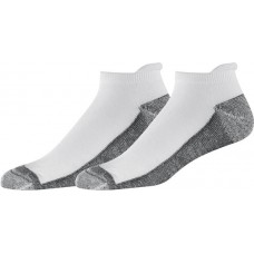 FootJoy Men's ProDry Roll Tab Golf Socks White - 2 Pack
