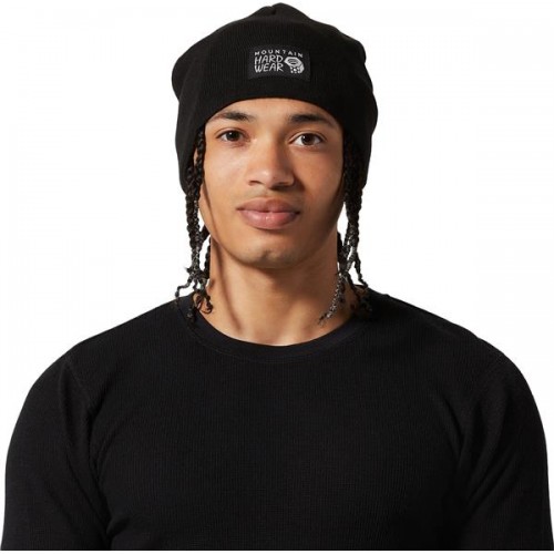 Mountain Hardwear Unisex Logo Black Beanie Mountain Hardwear Unisex Logo Black Beanie