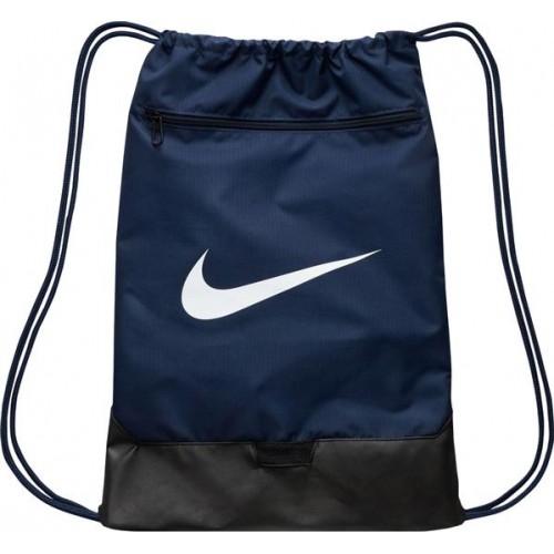 Nike Brasilia 9.5 Training Gym Sack Midnight Navy/Black/White 18L Nike Brasilia 9.5 Training Gym Sack Midnight Navy/Black/White 18L