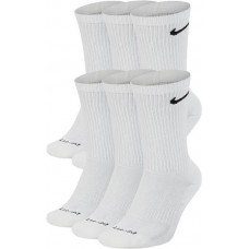 Nike Dri-FIT Everyday Plus Cushion Training Crew Socks White - 6 Pack