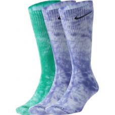 Nike Everyday Plus Cushioned Tie-Dye Crew Socks Sapphire - 2 Pack