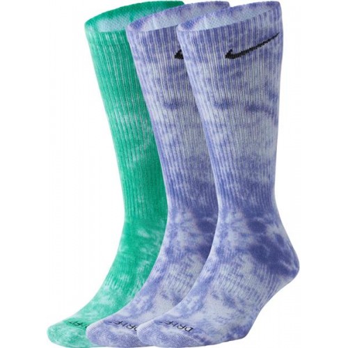 Nike Everyday Plus Cushioned Tie-Dye Crew Socks Sapphire - 2 Pack Nike Everyday Plus Cushioned Tie-Dye Crew Socks Sapphire - 2 Pack