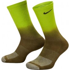 Nike Everyday Plus Dip Drip Tie-Dye Crew Socks Atomic Green - 2 Pack