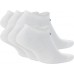 Nike Kids' Performance Cushioned No-Show Socks - 6 White/Black Pack Nike Kids' Performance Cushioned No-Show Socks - 6 White/Black Pack