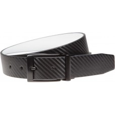 Nike Men's Carbon Fiber Matte Reversible Golf Black/White Belt Nike Men's Carbon Fiber Matte Reversible Golf Black/White Belt