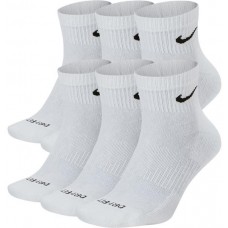 Nike Men's Dri-FIT Quarter Socks White/Black - 6 Pack Nike Men's Dri-FIT Quarter Socks White/Black - 6 Pack