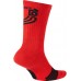 Nike Men's Kyrie Elite Crew Habanero Red/Black Socks Nike Men's Kyrie Elite Crew Habanero Red/Black Socks