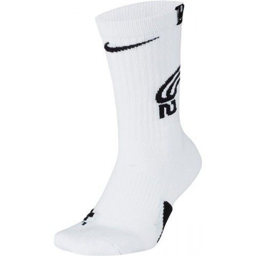 Nike Men's Kyrie Elite Crew White/Black/Black Socks Nike Men's Kyrie Elite Crew White/Black/Black Socks