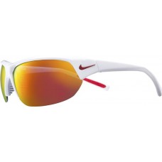Nike Skylon Ace Shiny Wht/Grey/Red Mirror Sunglasses