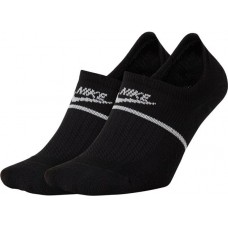 Nike SNKR No-Show Footie Socks Black/White - 2 Pack Nike SNKR No-Show Footie Socks Black/White - 2 Pack