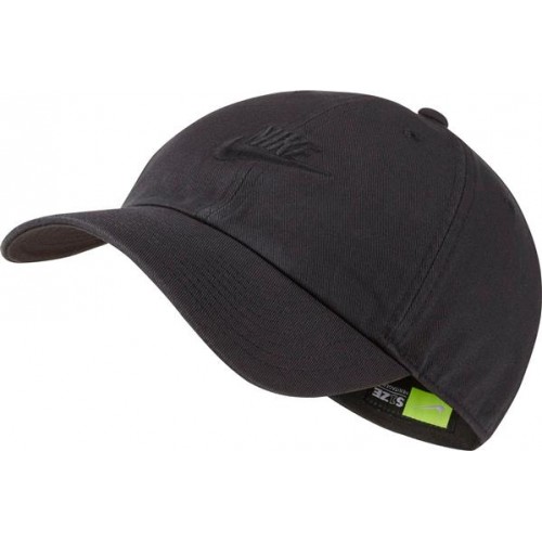 Nike Sportswear H86 Cotton Twill Adjustable Black/Black Hat Nike Sportswear H86 Cotton Twill Adjustable Black/Black Hat