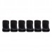 Nike Toddler Basic No Show Socks Black - 6 pack